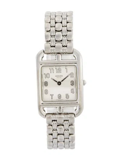 Pre-owned Hermes Cape Cod Watch, 23mm In Multi