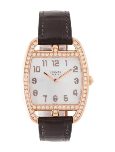 Pre-owned Hermes Cape Cod Watch In Multi