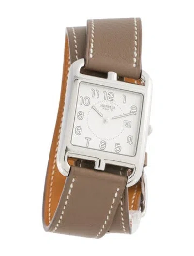 Pre-owned Hermes Cape Cod Watch In Multi