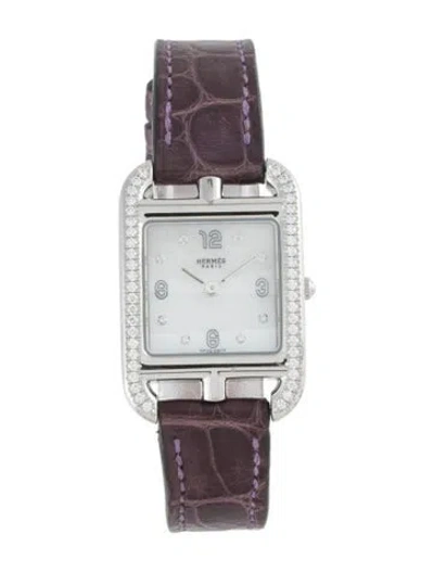 Pre-owned Hermes Cape Cod Watch In Multi