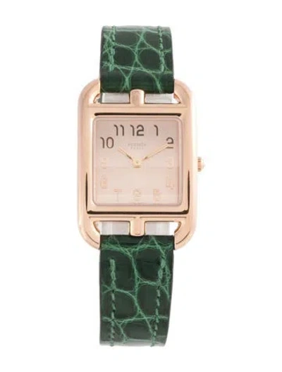 Pre-owned Hermes Cape Cod Watch In Multicolor