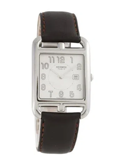 Pre-owned Hermes Cape Cod Watch In Multicolor