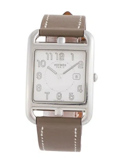 Pre-owned Hermes Cape Cod Watch In Multicolor