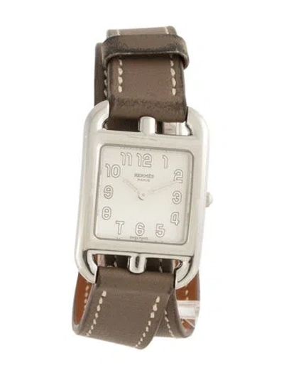 Pre-owned Hermes Cape Cod Watch In Multicolor