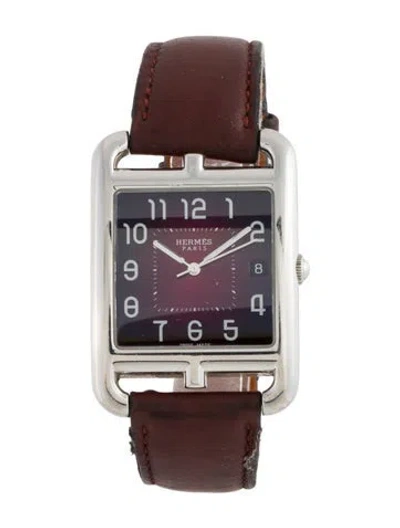 Pre-owned Hermes Cape Cod Watch In Multicolor