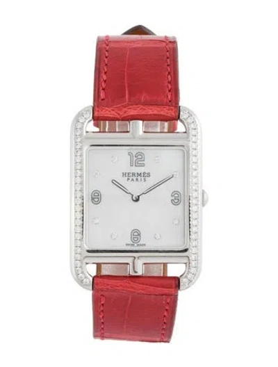 Pre-owned Hermes Cape Cod Watch In Multicolor