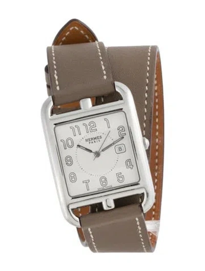 Pre-owned Hermes Cape Cod Watch In Multicolor