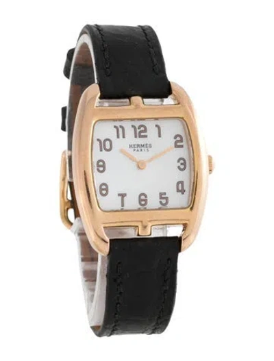 Pre-owned Hermes Cape Cod Watch In Multicolor