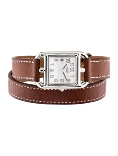 Pre-owned Hermes Cape Cod Watch In Multicolor
