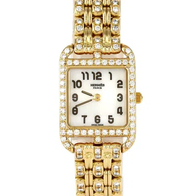 Pre-owned Hermes Cape Cod Yellow Gold Wristwatch () In Multi