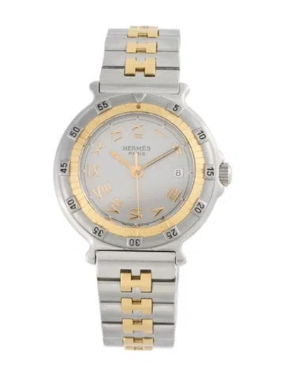 Pre-owned Hermes Captain Nemo Watch, 28mm In Multi