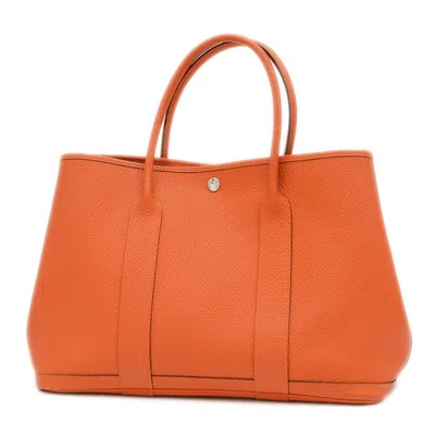 Pre-owned Hermes Capucine Negonda Leather Tote Bag ()