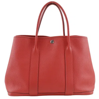 Pre-owned Hermes Capucine Orange Country Leather Tote Bag ()