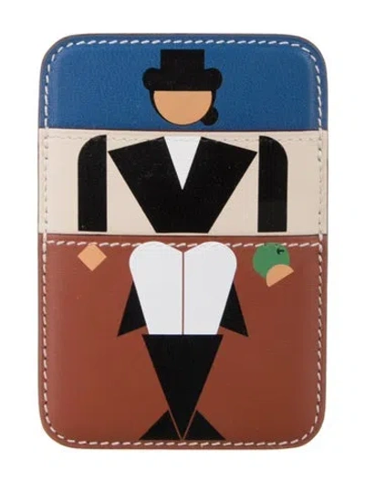 Pre-owned Hermes Card Holder In Brown