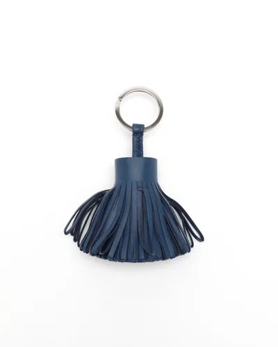 Hermes Hermès Carmen Key Ring In Navy