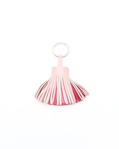 Pre-owned Hermes Hermès Carmen Key Ring In Pink