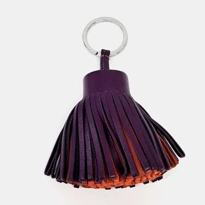 Pre-owned Hermes Hermès Carmen Tassel Keyring (u) In Multicolor