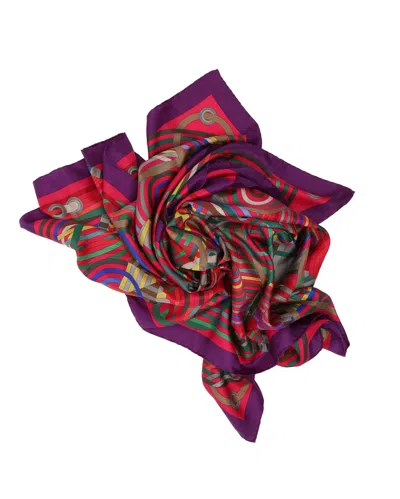 Hermes Hermès Carré 140 La Fabrique Des Rubans Silk Scarf In Multi