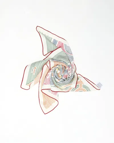 Pre-owned Hermes Hermès Carré 70 Eperon D'or Sellier Silk Scarf