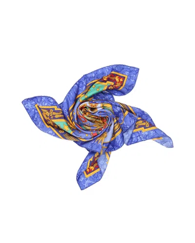 Pre-owned Hermes Hermès Carré 90 Carpe Diem Silk Scarf In Multi
