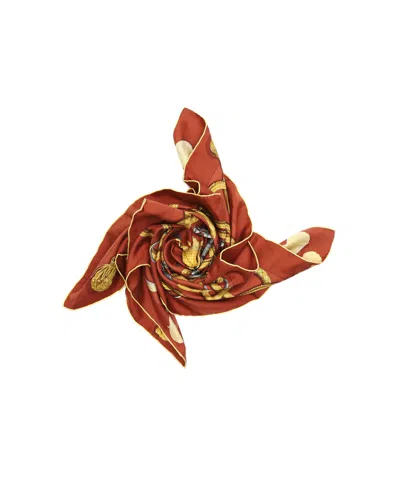 Pre-owned Hermes Hermès Carré 90 Palefroi Silk Scarf In Multi