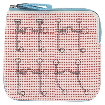 Pre-owned Hermes Carre Pocket Pouch Printed Swift Multicolour Leather Clutche & Pouche Bag ()