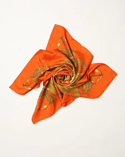 Pre-owned Hermes Hermès Carré Proteus Scarf