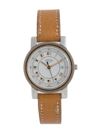 Pre-owned Hermes Carrick Watch In Multicolor
