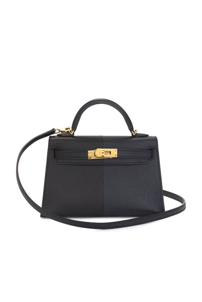 Pre-owned Hermes Casaque Veau Epsom Kelly 20 Handbag