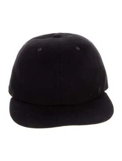 Pre-owned Hermes Cashmere Baseball Cap In Black
