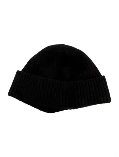 Pre-owned Hermes Cashmere Beanie In Black