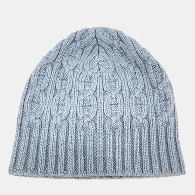 Pre-owned Hermes Hermès Cashmere Beanie In Blue