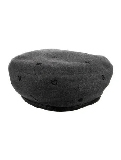 Pre-owned Hermes Cashmere Beret W/tags In Grey