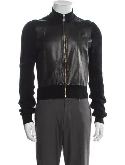 Pre-owned Hermes Cashmere Bomber Jacket In Black