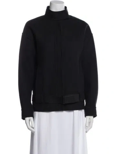 Pre-owned Hermes Cashmere Bomber Jacket In Black