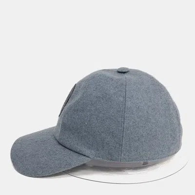 Pre-owned Hermes Hermès Cashmere Cap In Gray