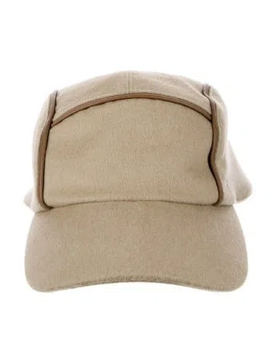 Pre-owned Hermes Cashmere Cap In Neutral
