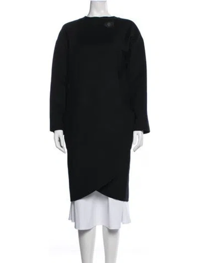 Pre-owned Hermes Cashmere Coat In Black