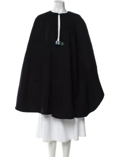 Pre-owned Hermes Cashmere Crew Neck Sweater In Black