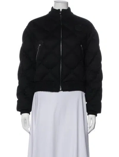 Pre-owned Hermes Cashmere Down Jacket In Black