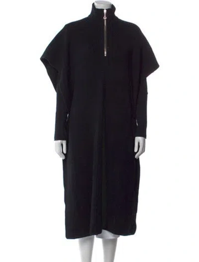 Pre-owned Hermes Cashmere Dress In Black