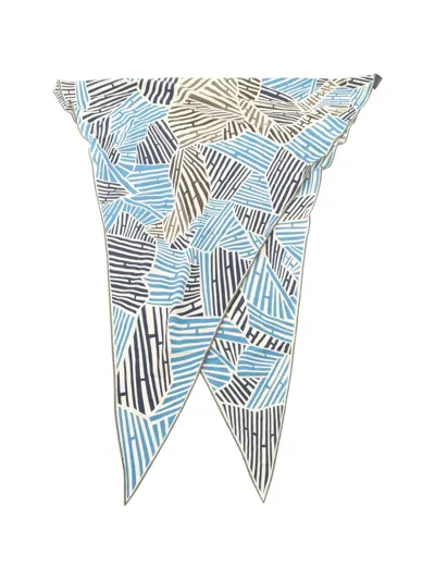 Pre-owned Hermes Cashmere Gallop Scarf In Neutral