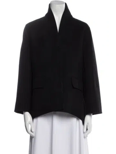 Pre-owned Hermes Cashmere Jacket In Black