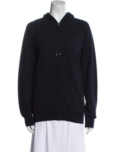 Pre-owned Hermes Cashmere Jacket In Blue