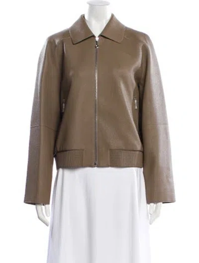 Pre-owned Hermes Cashmere Jacket In Brown
