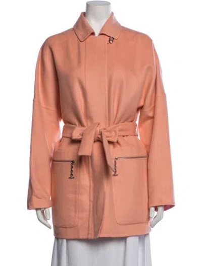 Pre-owned Hermes Cashmere Jacket In Brown