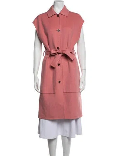 Pre-owned Hermes Cashmere Jacket In Pink
