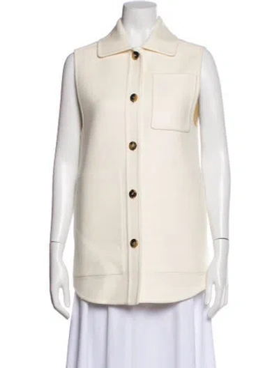 Pre-owned Hermes Cashmere Jacket W/ Tags In Neutral