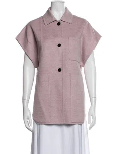 Pre-owned Hermes Cashmere Jacket W/ Tags In Pink