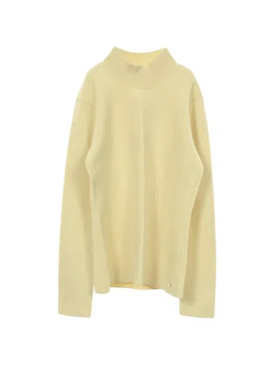 Pre-owned Hermes Cashmere Knit Sweater In Yellow